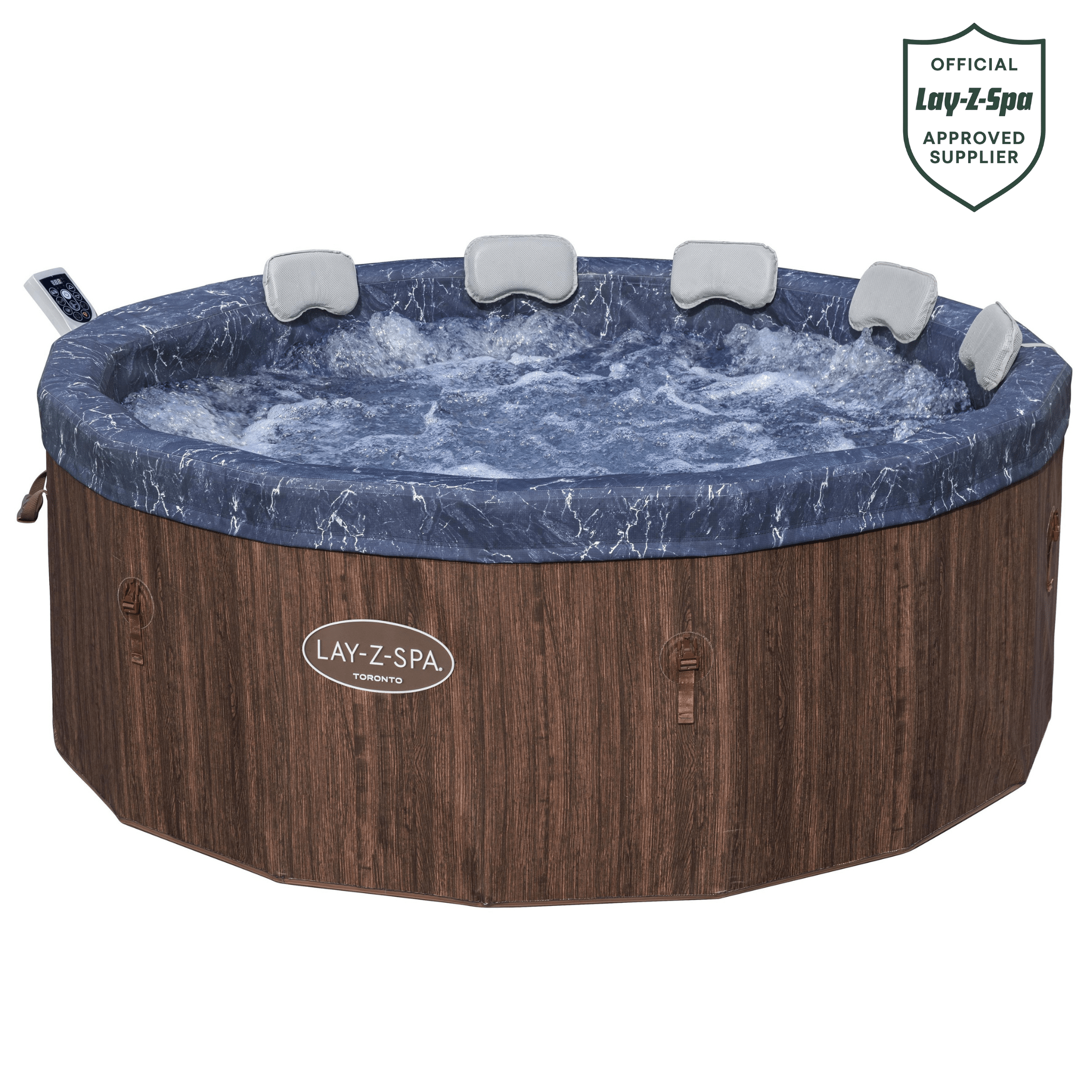 Lay - Z - Spa Toronto Foam Hot Tub (5–7 Person) – Energy Efficient ThermaCore™ UltraFit™ AirJet™ Spa | New Forest Hot Tubs - New Forest Hot Tubs
